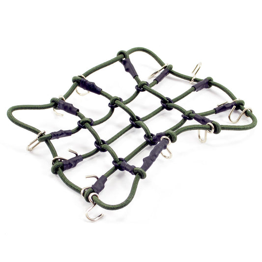 Fastrax Luggage Net w/Hooks L130mm X W110mm (Unstretched) Green FAST2311GR