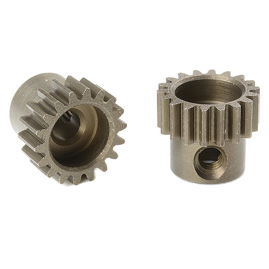 Corally 48 dp Pinion Short Hardened Steel 18 Teeth Shaft Dia. 3.17mm