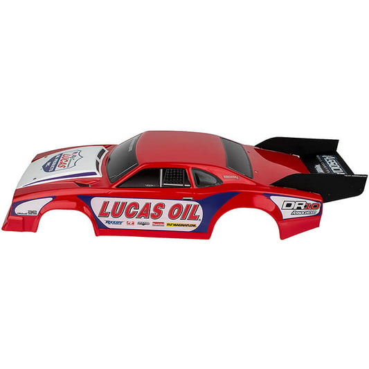 Team Associated DR10 Pro Reakt Lucas Oil Drag Body Shell AS72033
