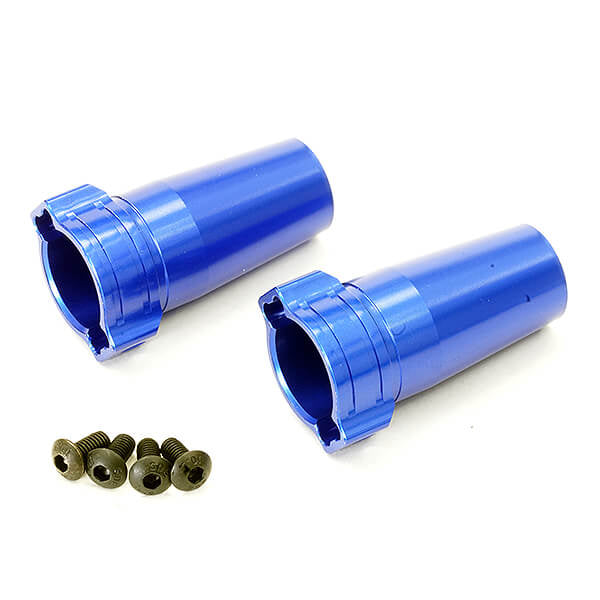 FTX Mauler Aluminium Rear Axle Lock Out (2pcs) - Blue FTX8838B