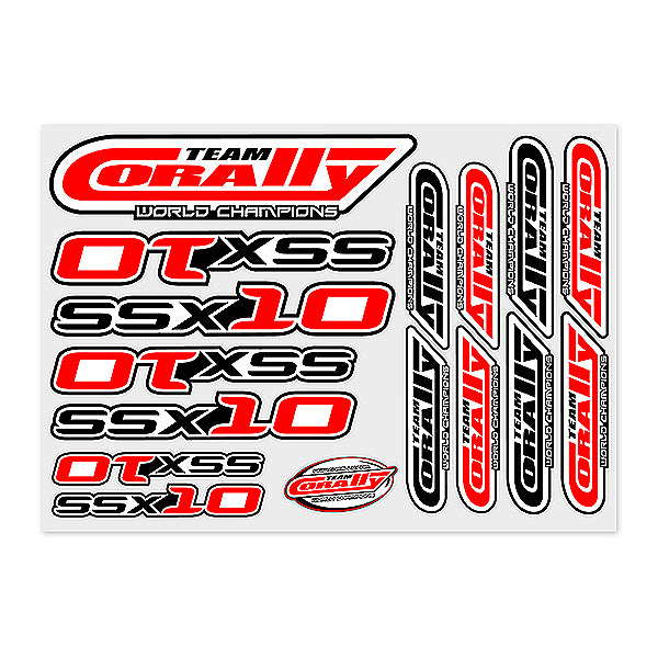 Corally Stickersheet SSX10 Precut 210X148mm 1pc