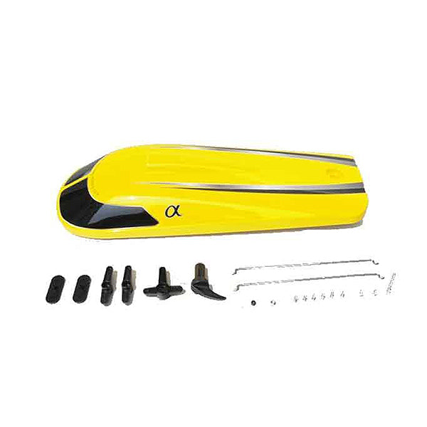 Joysway Yellow Colour Hatch with Decals and Painting Alpha JY890106