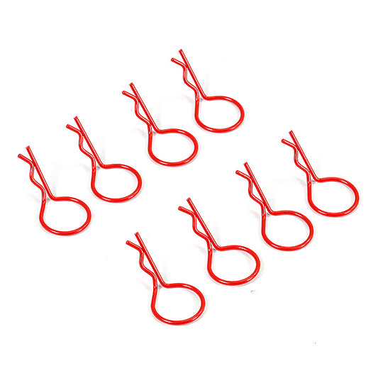 Fastrax Fluorescent Red Large Clips FAST213FP