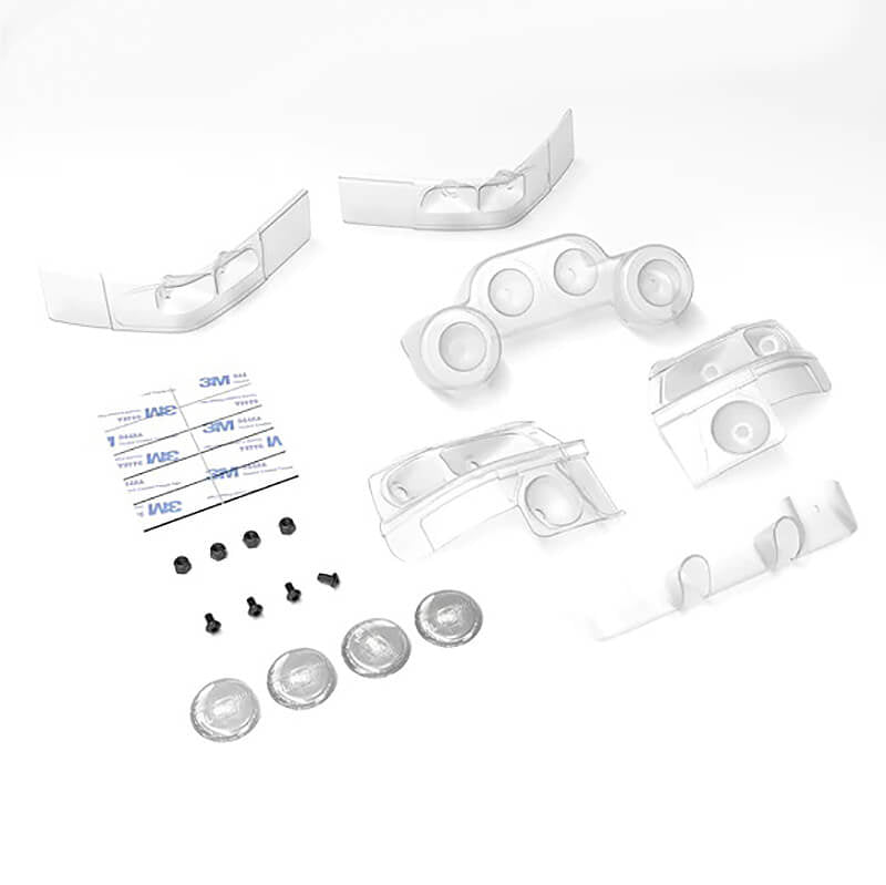 Carisma M48S Subaru Wrc 1997 Light Buckets Set (Clear) CA16489