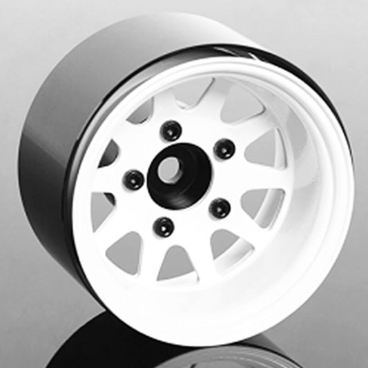 RC4WD Deep Dish Wagon 1.55" Stamped Steel Beadlock Wheels (White) Z-W0284