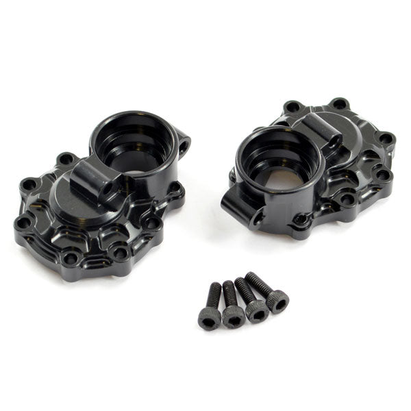 Fastrax TRX-4 Aluminium Rear Knuckle Portal Cover (2) FTTX313BK