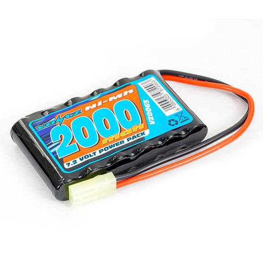 Voltz Hobby 7.2V 2000mAh Aa Battery Pack w/Mini Tamiya Plug (He00011)