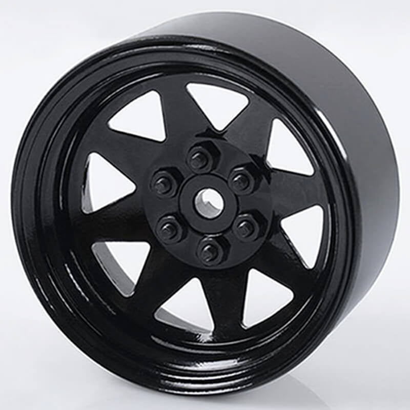 RC4WD 6 Lug Wagon 2.2" Steel Stamped Beadlock Wheels (Black) Z-W0190