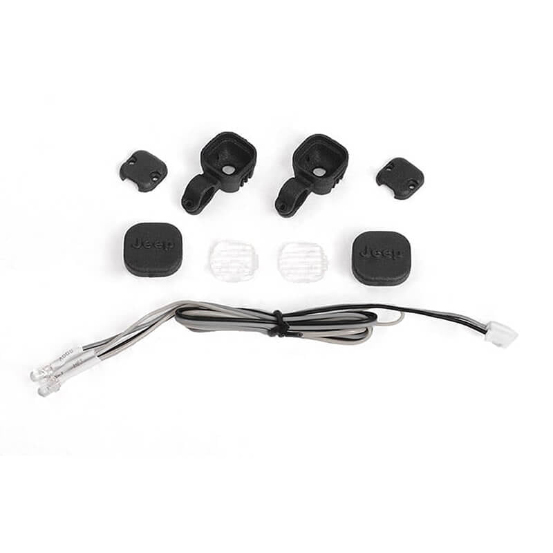 RC4WD Offroad Light Set w/Led Light Kit for Axial 1:10 SCX10 III Jeep (Gladiator/Wrangler)