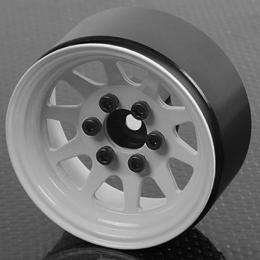RC4WD Oem Stamped Steel 1.9" Beadlock Wheels (White) Z-W0208
