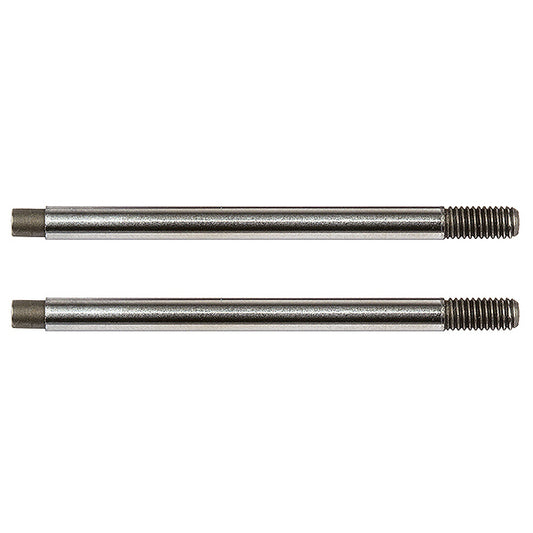 Team Associated 3X24 Shock Shafts V2, Chrome (B74) AS91643