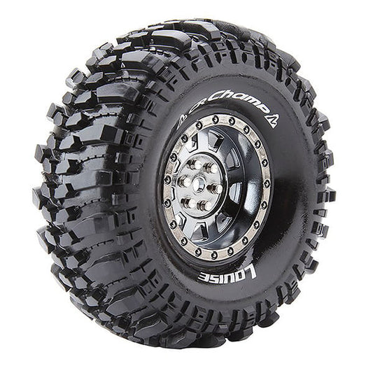 Louise RC Cr-Champ 1:10 Super Soft Black Chrome Hex 12mm L-T3231VBC