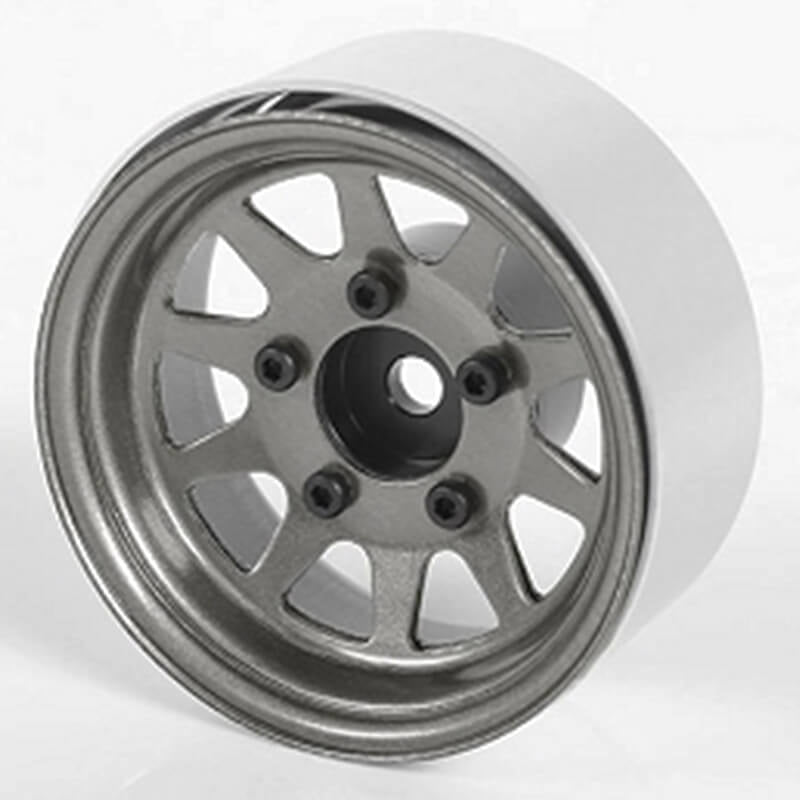 RC4WD Oem Stamped Steel 1.55" Beadlock Wheels (Plain) Z-W0258