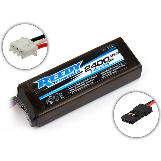 Reedy LiPo Pro Tx/Rx 2400mAh 7.4V Flat AS27313