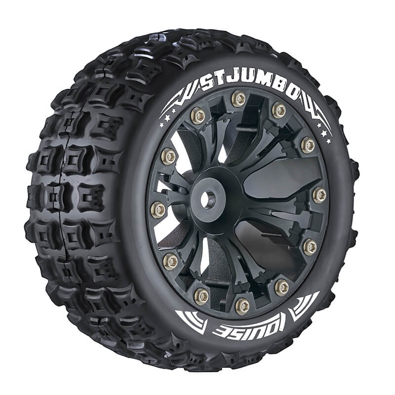 Louise RC St-Jumbo 1:10 Soft 0 Offset Black Ep Stampede 2W L-T3210SB