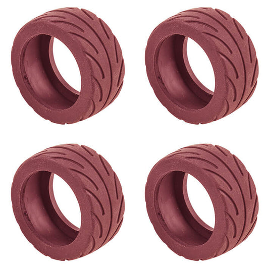 Team Associated Nano Sport Radial Tyres Red (4) AS21609