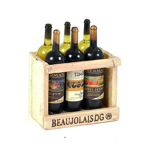 Fastrax Scale Wood Crate w/Wine Bottles FAST2358