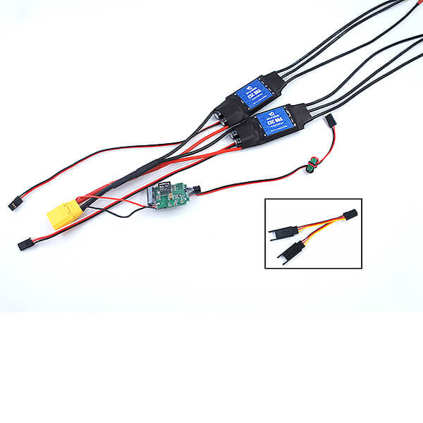 XFly Twin 60A ESC with 8A Bec XFESC60A