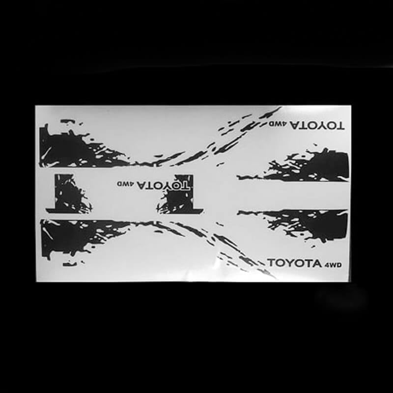 RC4WD Dirty Stripes for Mojave II 2/4 Door Decal Sheet (Blac Z-B0141