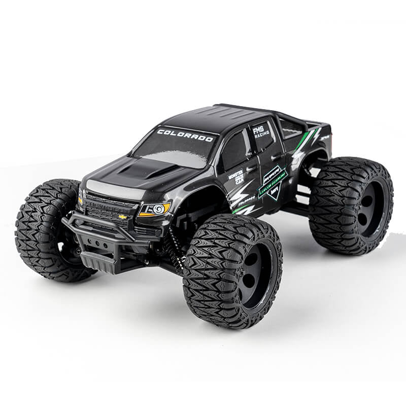 FMS FCX24 1:24 Chevrolet Colarado Truck RTR RC Car - Black FMS12421BDRTRBK