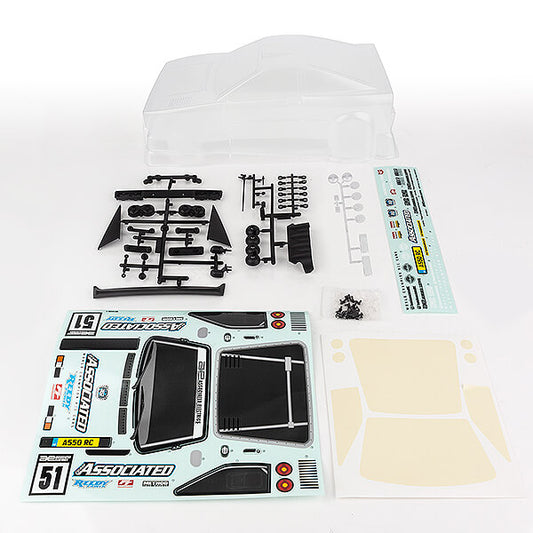 Team Associated Apex 2 Sport Rally A550 Body Clear AS31911