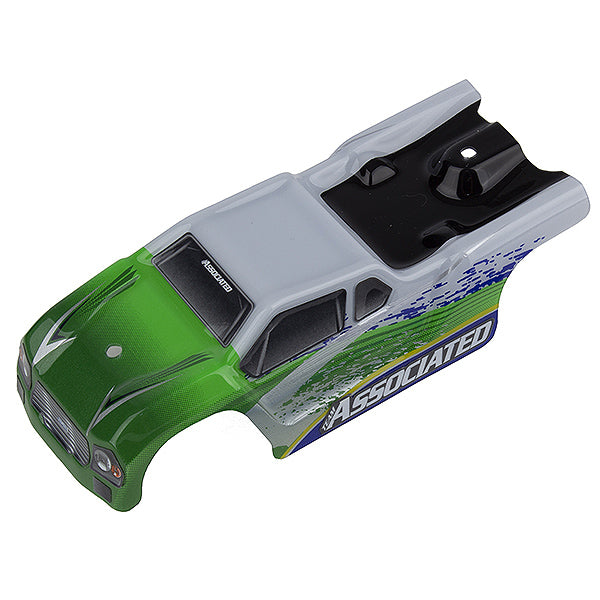 Associated Tr28 Body White/ Green AS21444