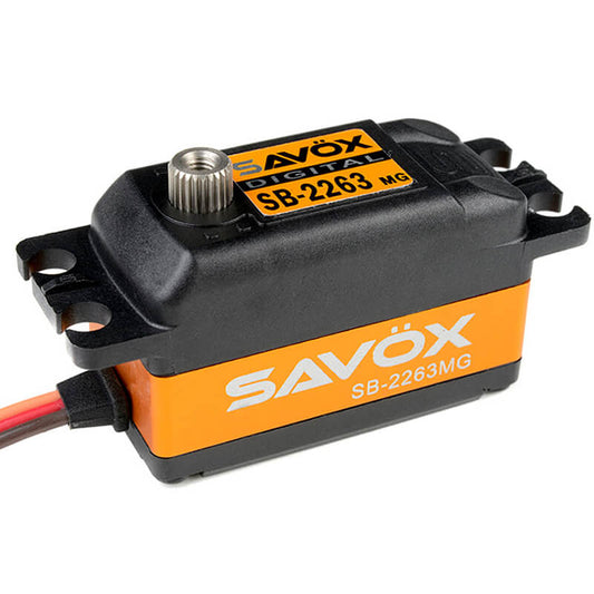 Savox Low Profile Brushless Digital Servo 10kg/0.076S@6.0V SAV-SB2263MG