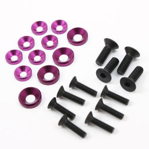 HoBao Hyper 7 4mm Alum Washers & Screws H87312