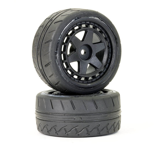 FTX Stinger Rear 32mm Rubber Wheel/Tyres (Pr) FTX10571