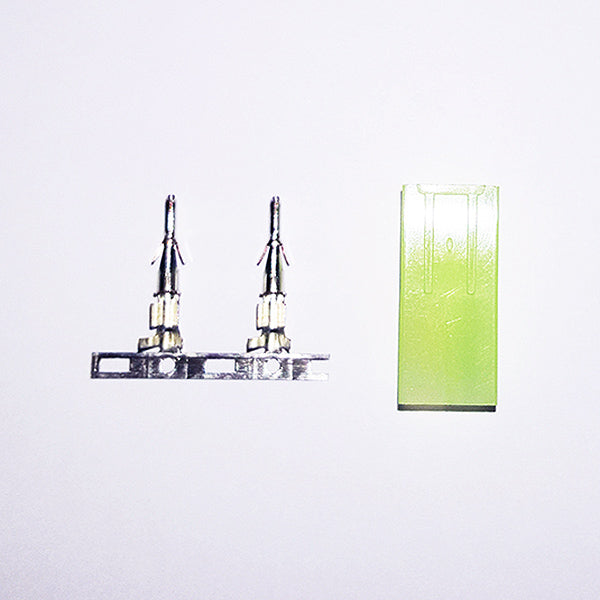 Etronix Mini Tamiya Female Block & Male Connector Crimps ET0793M