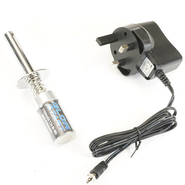 Fastrax 2100Maah Glow Starter and Charger (Uk Plug) FAST50