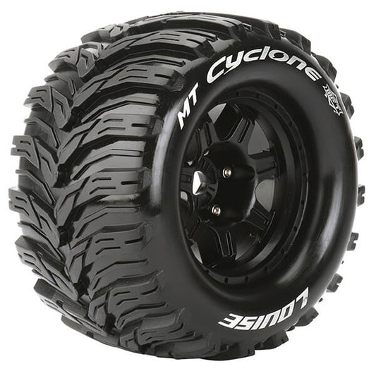 Louise RC MT-Cyclone 1:8 Sport 0" Offset Hex 17mm Black L-T3323B
