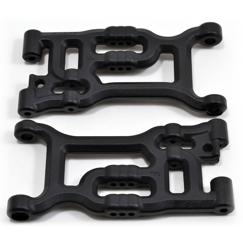 RPM Front A-Arms Losi Tenacity U4 Lasernut Black RPM81662