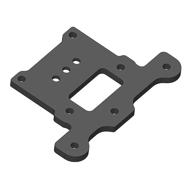 Team Corally Steering Deck MT-G2 Aluminum Black 1Pc C-00180-949