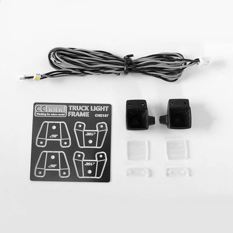 RC4WD Square Work Lights for Mercedes-Benz Arocs 3348 6X4 Tipper Truck