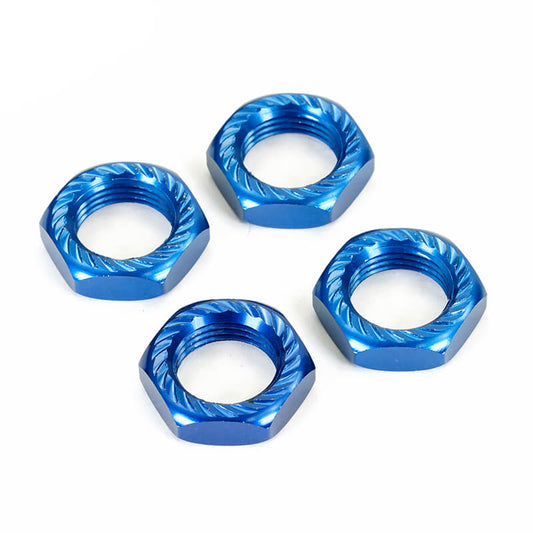 Fastrax 17mm X 1.0 Blue Serrated Wheel Nuts Fits RC8 (4pcs) FAST925B