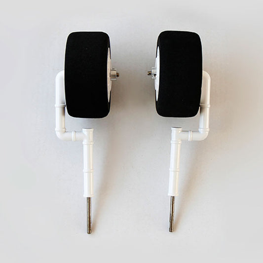 Dynam P61 Black Widow Main Gear Strut and Wheel Set DYN-P61-12