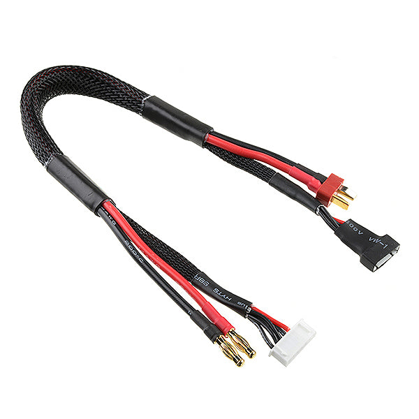 Corally Charge/Balance Lead Tplug 4S Charger 6S XH Connector - 4S XH Connector 14AWG Ultra V+ Wire