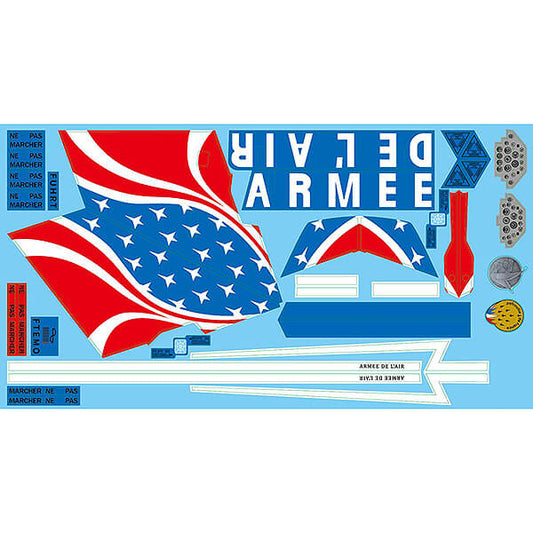 XFly Alpha Decal Sheet - Blue XF102B-18