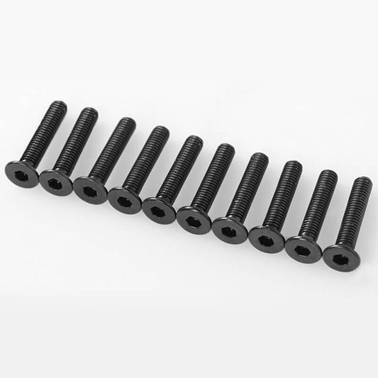 RC4WD Steel Flat Head Socket Cap Screws M3 X 16mm (10) Z-S1720