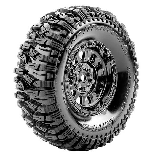 Louise RC Cr-Mallet 1:10 Super Soft Black Chrome Hex 12mm L-T3346VBC