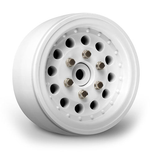 Gmade 1.9 Nr01 Beadlock Wheels (White) (2) GM70226