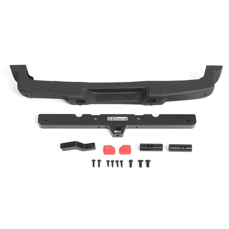 RC4WD Oem Rear Bumper w/Tow Hook for Axial 1:10 SCX10 III Jeep Jlu Wrangler