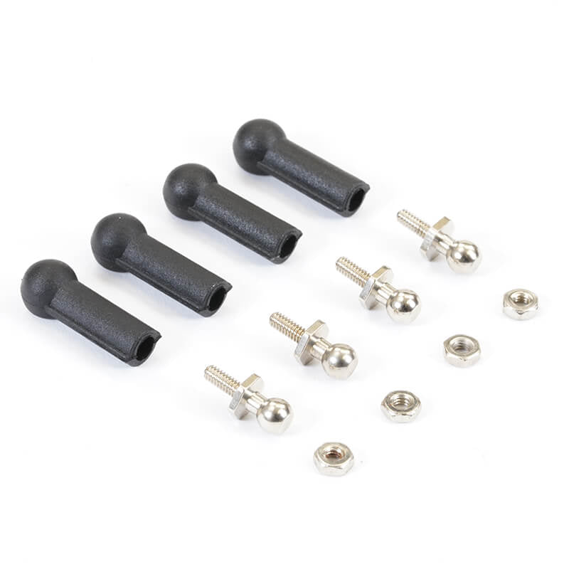 Fastrax Ball Cups (4) Black w/Ball Studs FAST45BK