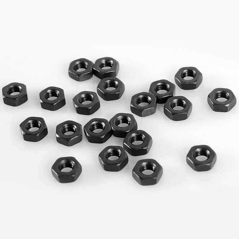 RC4WD Regular M3 Black Nuts (20) Z-S0872