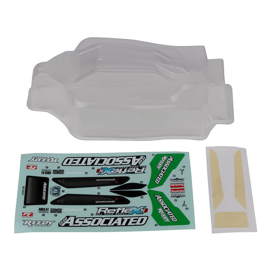 Team Associated Reflex 14 Gamma Bodyshell Set Clear AS21594