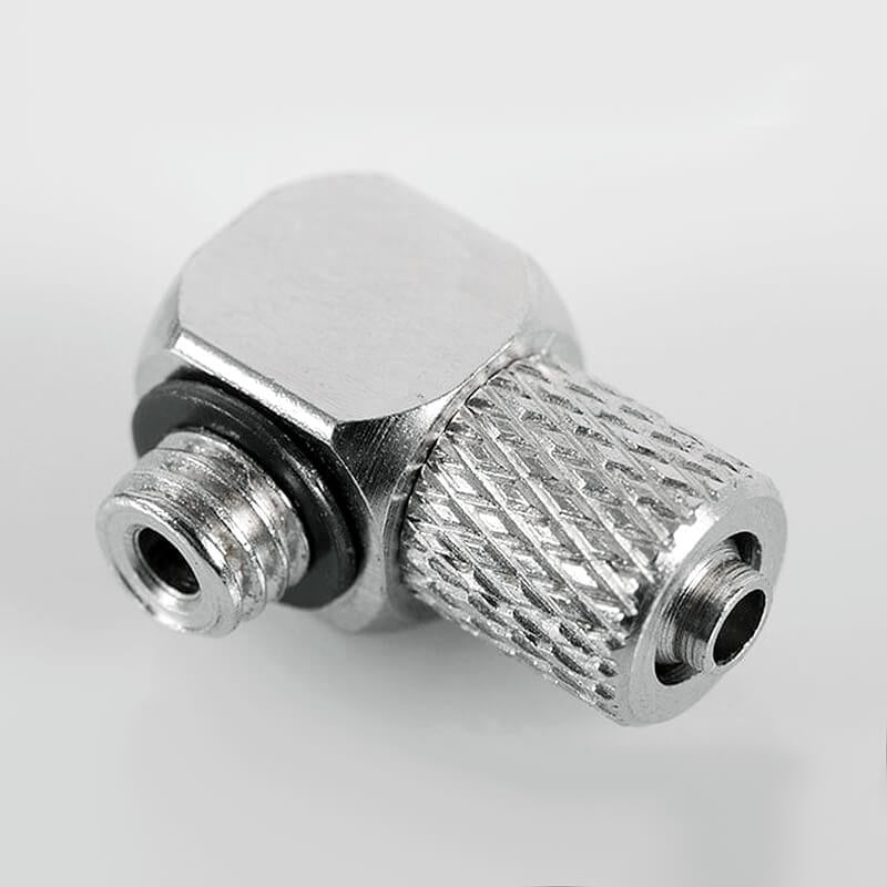 RC4WD Hydraulic Connector M5 X 4mm Tube (90Deg)