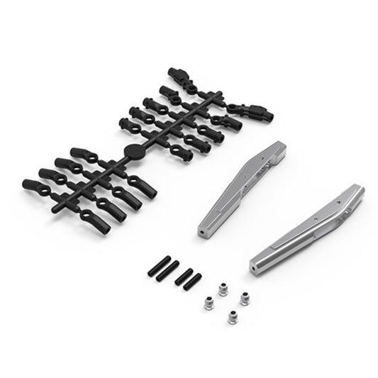 Gmade GR01 Aluminum Trailing Arm (Silver) GM30106