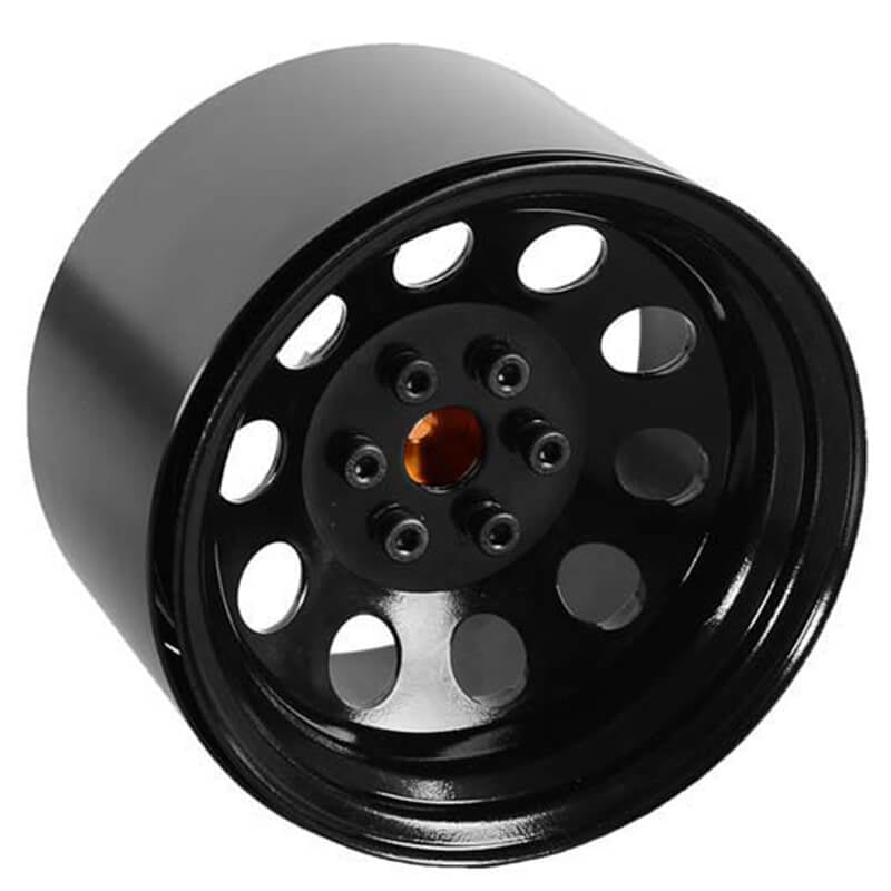 RC4WD Pro10 40 Series 3.8" Ste El Stamped Beadlock Wheel (Bla Z-W0056