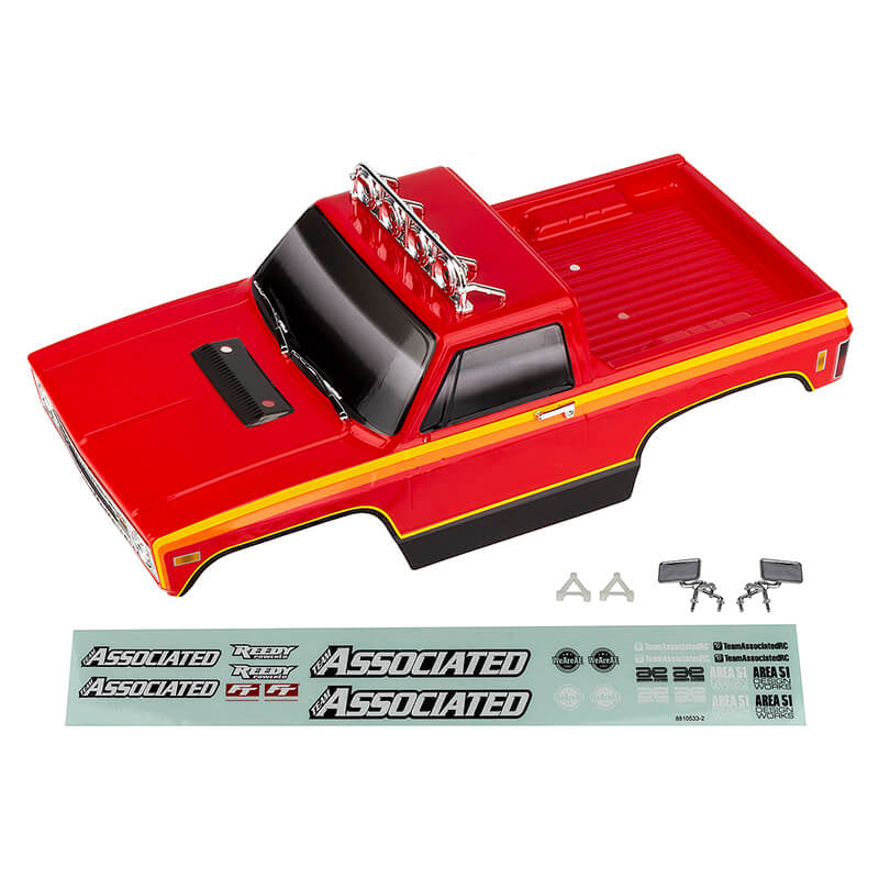 Team Associated MT12 Red RTR RC Car Bodyshell Set Painted AS41100